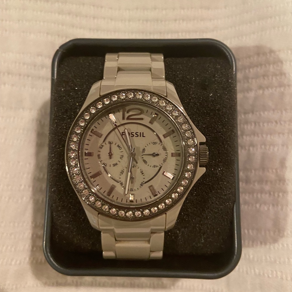 Ceramic Fossil watch